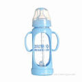 Health and Safe Silicone Babies' Feeding Bottle with Handle for Easy Catch